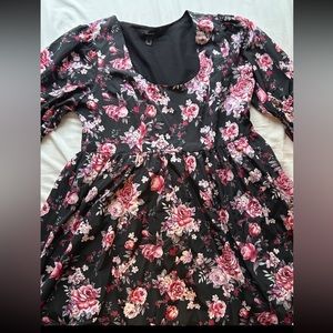 forever 21 floral dress size 2X